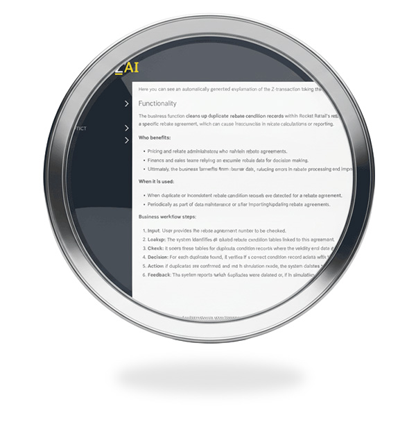 understand sap functional specs from code